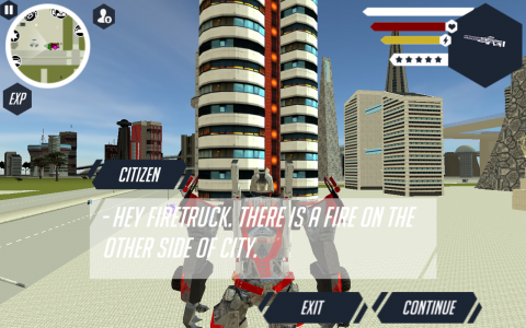 اسکرین شات بازی Robot Firetruck 2