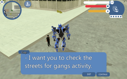 اسکرین شات بازی Supercar Robot 1