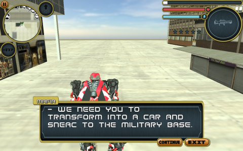 اسکرین شات بازی Racing Car Robot 3