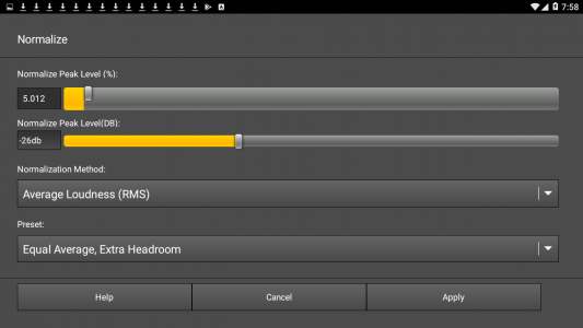 اسکرین شات 6 برنامه WavePad Audio Editor
