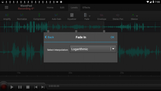 اسکرین شات 3 برنامه WavePad Audio Editor