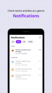 اسکرین شات 6 برنامه PURPLE: Play, Chat, and Stream