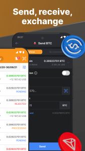 اسکرین شات 5 برنامه NC Wallet: Crypto Without Fees