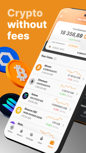 اسکرین شات 1 برنامه NC Wallet: Crypto Without Fees