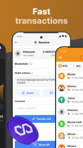 اسکرین شات 4 برنامه NC Wallet: Crypto Without Fees