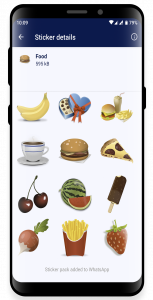 اسکرین شات 3 برنامه WAStickerApps - HD Stickers