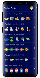 اسکرین شات 1 برنامه WAStickerApps - HD Stickers