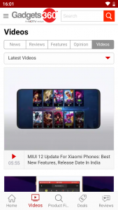 اسکرین شات 4 برنامه Gadgets 360