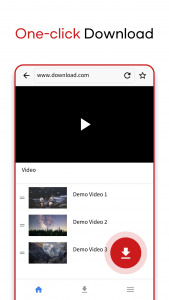 اسکرین شات برنامه HD Video Downloader 1