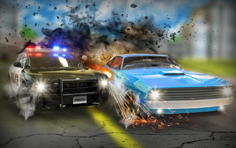 اسکرین شات برنامه Extreme Police Chase 2-Impossible Stunt Car Racing 1