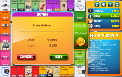 اسکرین شات بازی CrazyPoly - Business Dice Game 2