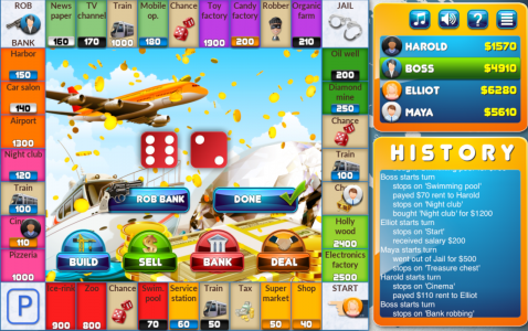 اسکرین شات بازی CrazyPoly - Business Dice Game 1