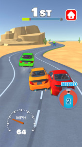 اسکرین شات بازی Merge Race - Idle Car games 3