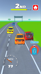 اسکرین شات بازی Merge Race - Idle Car games 2