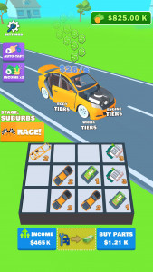 اسکرین شات 1 بازی Merge Race - Idle Car games