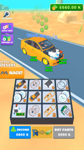 اسکرین شات بازی Merge Race - Idle Car games 4