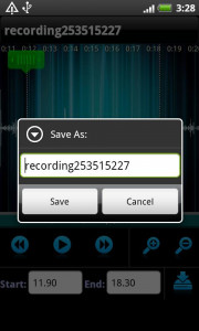 اسکرین شات برنامه Sound Recorder 4