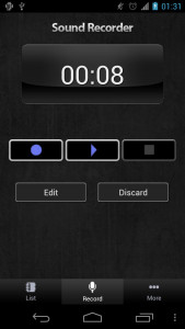 اسکرین شات برنامه Sound Recorder 5