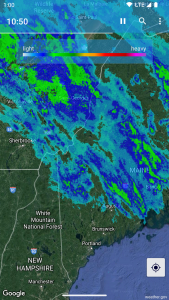 اسکرین شات برنامه Rainy Days Rain Radar 3