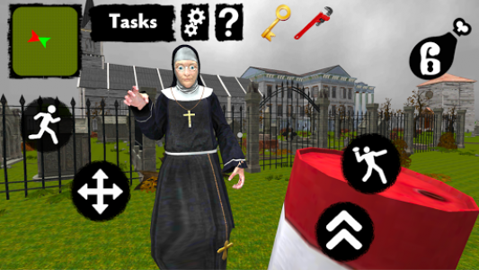 اسکرین شات بازی Neighbor Nun. Scary Escape 3D 5