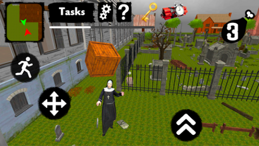 اسکرین شات بازی Neighbor Nun. Scary Escape 3D 6