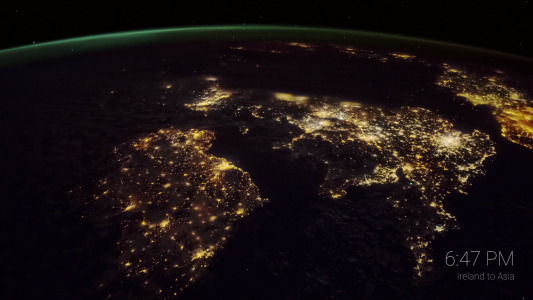 اسکرین شات 2 برنامه Aerial Views screensaver