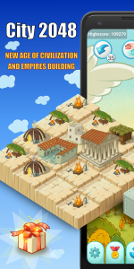 اسکرین شات بازی City 2048 Civilization Puzzle 1