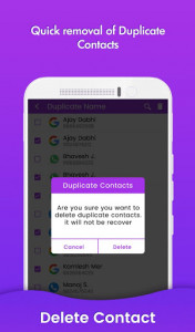 اسکرین شات برنامه Remove Duplicate Contacts - Contact Optimizer 6
