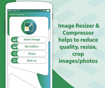 اسکرین شات برنامه Reduce Photo Size - Image Resi 2