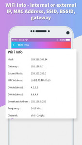 اسکرین شات برنامه WiFi Info - WiFi Thief Detector 3