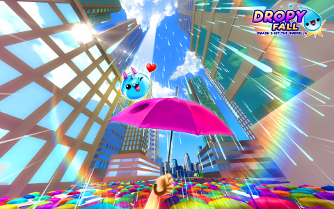 اسکرین شات بازی Dropy Fall! Kawaii Roll Smash 1