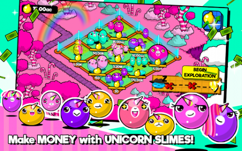 اسکرین شات بازی Idle Slime - Tycoon Factory Inc 🚜🦄 5