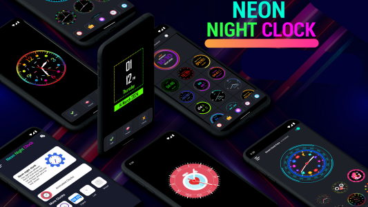 اسکرین شات 8 برنامه Neon Digital Clock