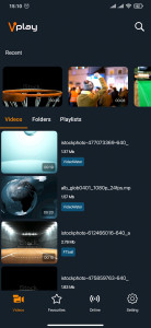 اسکرین شات برنامه Video Player 4