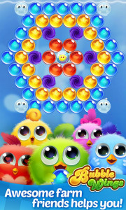 اسکرین شات بازی Bubble Wings: bubble shooter 4