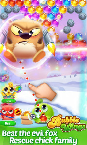 اسکرین شات بازی Bubble Wings: bubble shooter 2