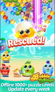 اسکرین شات 1 بازی Bubble Wings: bubble shooter