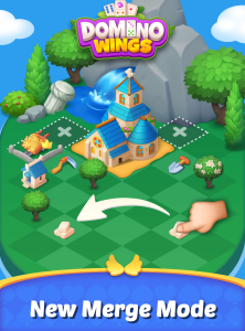 اسکرین شات 2 بازی Domino Wings: Merge Island