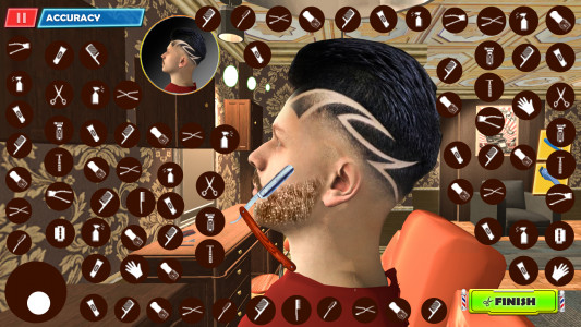 اسکرین شات بازی Barber Shop: Hair Tattoo Games 3