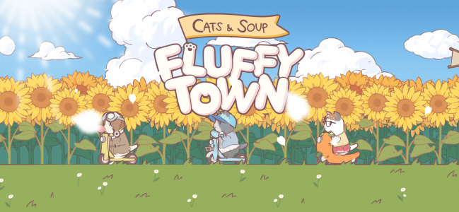 اسکرین شات 1 بازی Cats & Soup: Fluffy Town