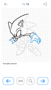 اسکرین شات برنامه How To Draw the Blue Hedgehog 5