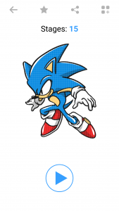 اسکرین شات برنامه How To Draw the Blue Hedgehog 3