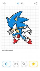 اسکرین شات برنامه How To Draw the Blue Hedgehog 7