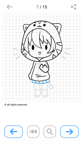 اسکرین شات برنامه Drawing Kawaii Cute Characters 7