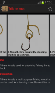 اسکرین شات برنامه Useful Fishing Knots 3