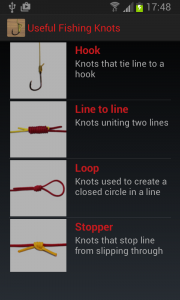 اسکرین شات برنامه Useful Fishing Knots 1