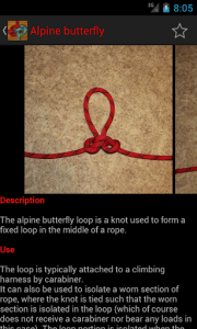 اسکرین شات برنامه Useful Knots - Tying Guide 2