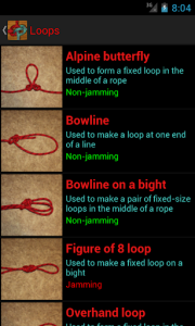 اسکرین شات برنامه Useful Knots - Tying Guide 3