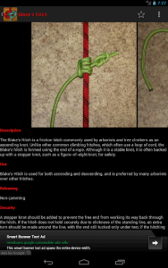 اسکرین شات برنامه Useful Knots - Tying Guide 6