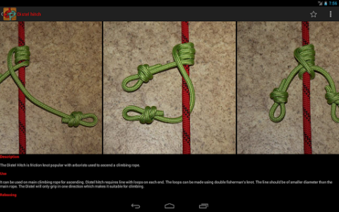 اسکرین شات برنامه Useful Knots - Tying Guide 7